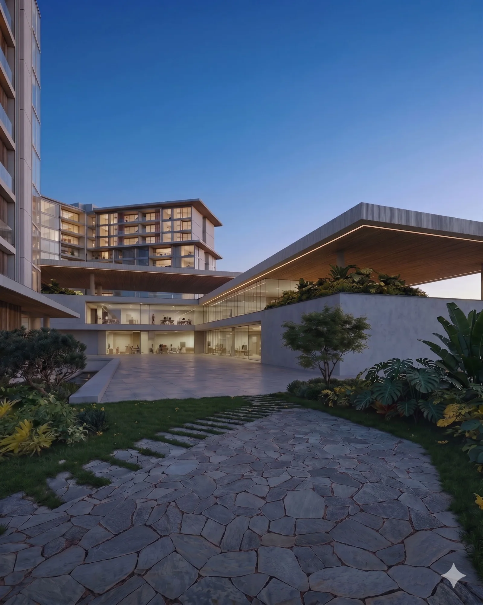 Yaafour 963 clubhouse — pool and lounge